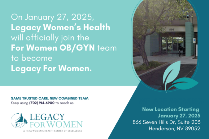 Dr. Sauter with Legacy Women’s Health and Dr. Turner with For Women OB/GYN Join Forces to Create Legacy For Women